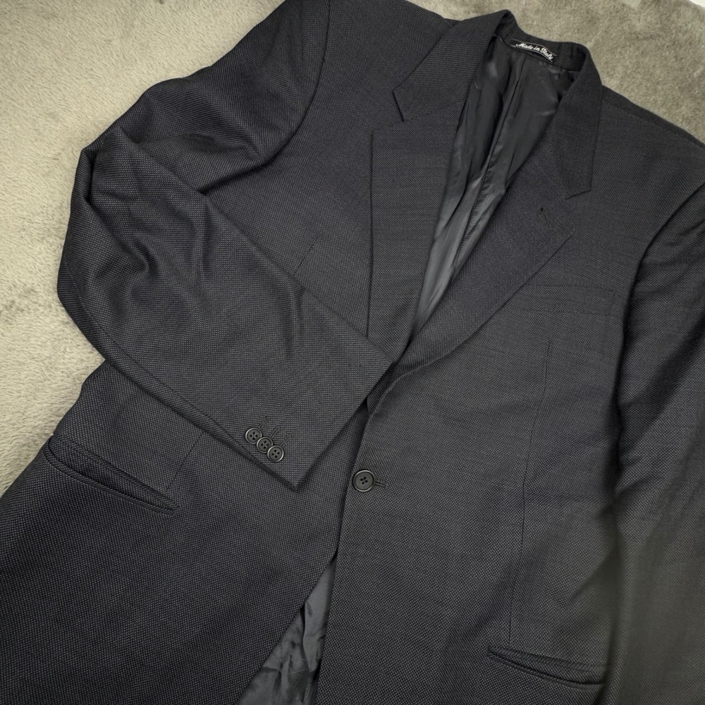 Giorgio Armani Le Collezioni Blazer Mens Charcoal Grey Excellent Made in Italy